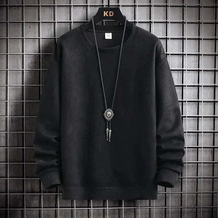 Levoire | Veste en cuir pour hommes Noir