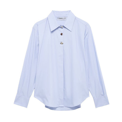 Levoire | Napitus-shirts Bouton décoratif Chemise satin