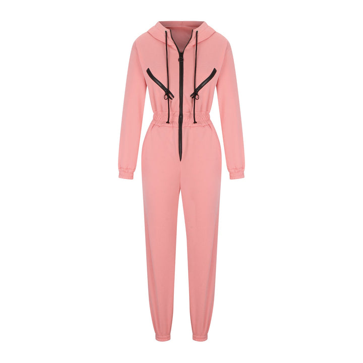 Levoire | Trendik Vêtements Ensemble de Combinaison à Capuche pour Femmes Rosa