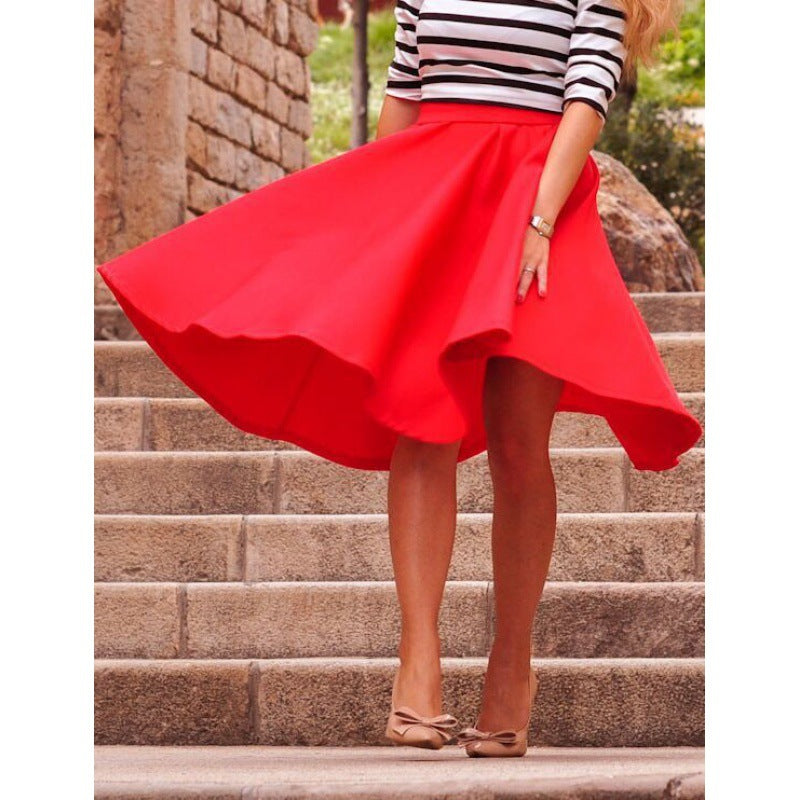 Jupe midi femme avec ourlet flottant et design élégant Levoire