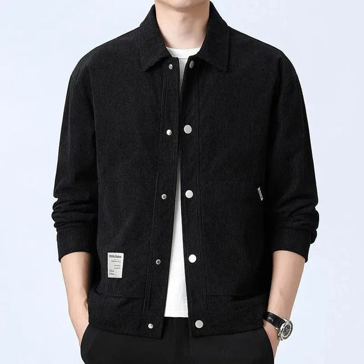Levoire | Veste en velours slim fit 886 Noir