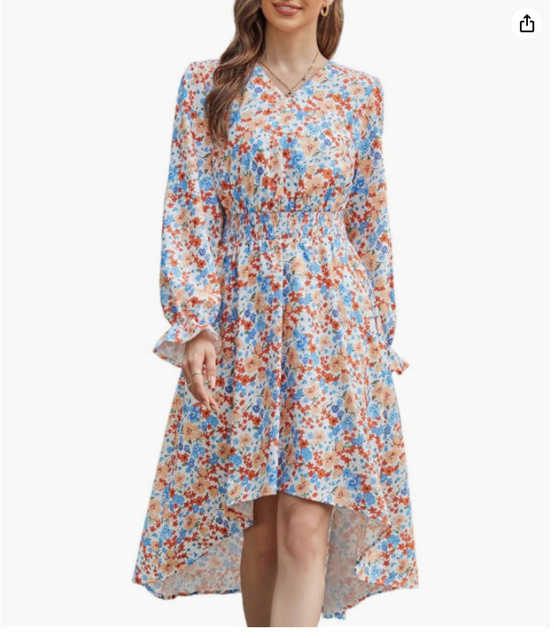 Robe à motifs floraux pour femmes Levoire