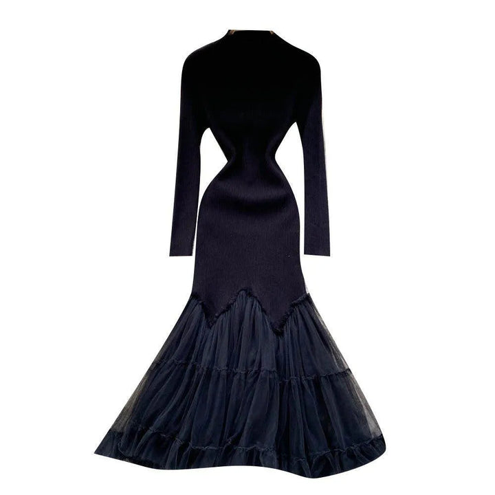 Levoire | Robe tricotée pour femmes avec motif de poisson