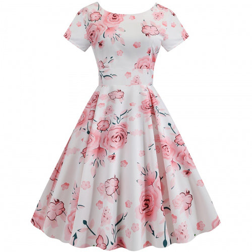 Robe midi femme avec motif floral et coupe flatteuse Levoire