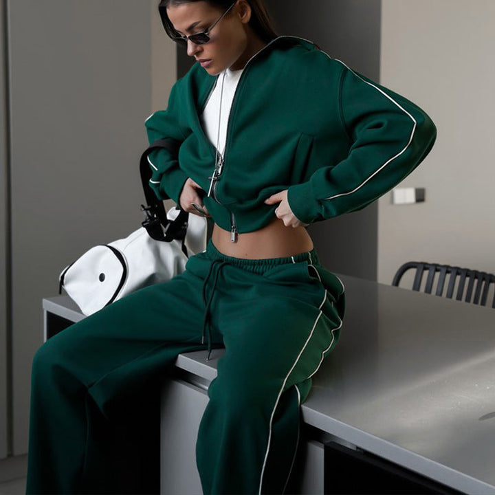 Levoire | Veste de sport à cordon Ensemble de pantalons longs