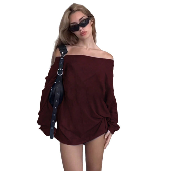 Blouse femme décolletée avec coupe ample et détail noeud Levoire