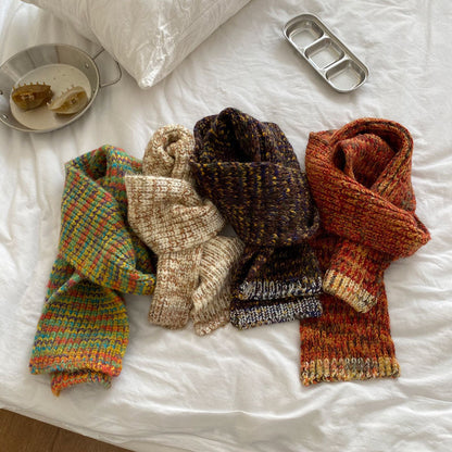 Levoire | Écharpe Tricotée Chaude Vintage