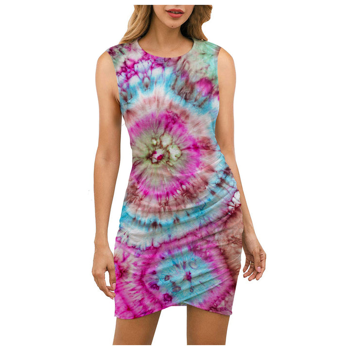 Robe portefeuille femme avec design de mandala floral et silhouette ajustée Levoire