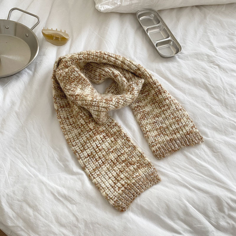 Levoire | Écharpe Tricotée Chaude Vintage Beige