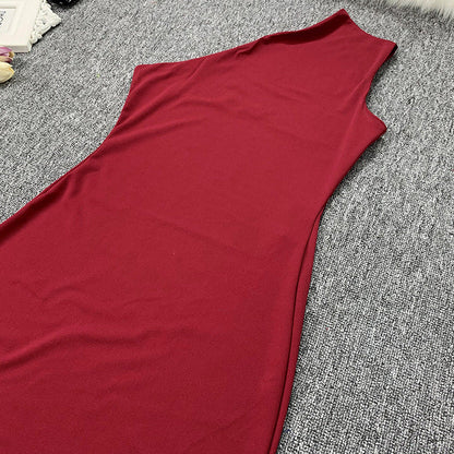 Levoire | Robe Maxi À Une Épaule Avec Décolleté Off-Shoulder Fente Latérale Élevée