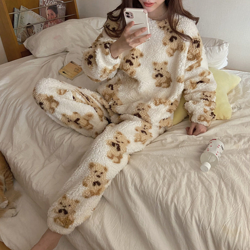 Levoire | Pyjama Doux Avec Motif D'Ours
