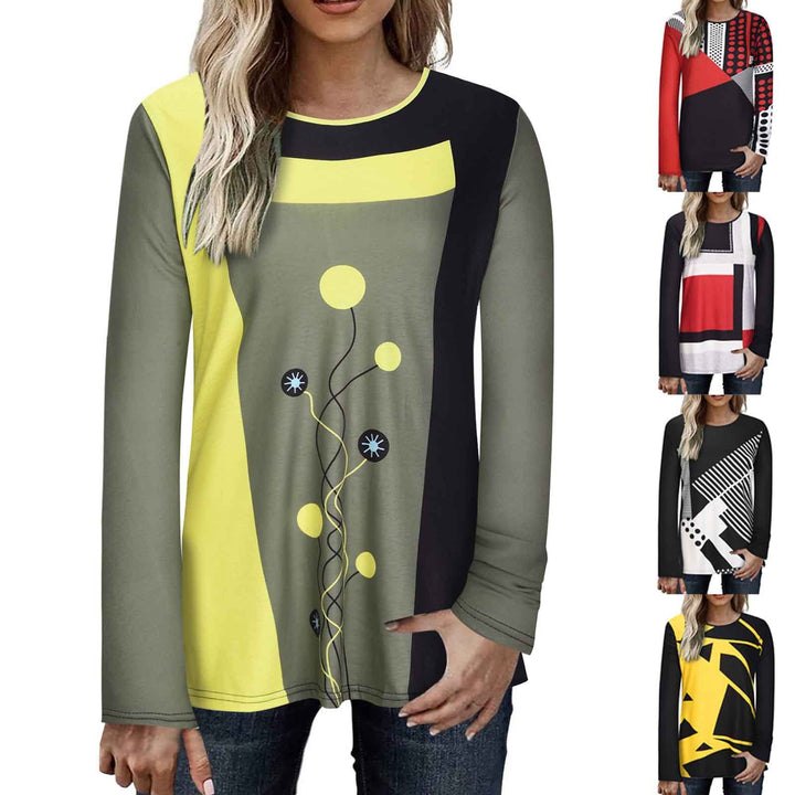 Levoire | Mode à imprimé élégant T-shirt à manches longues