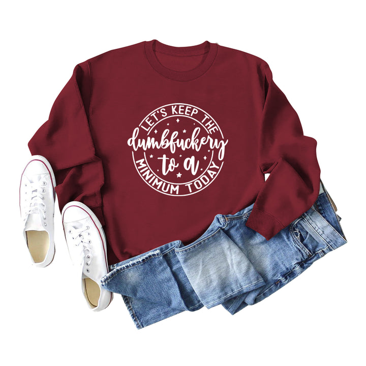 Sweat-shirt graphique pour femmes avec impression motivante Levoire