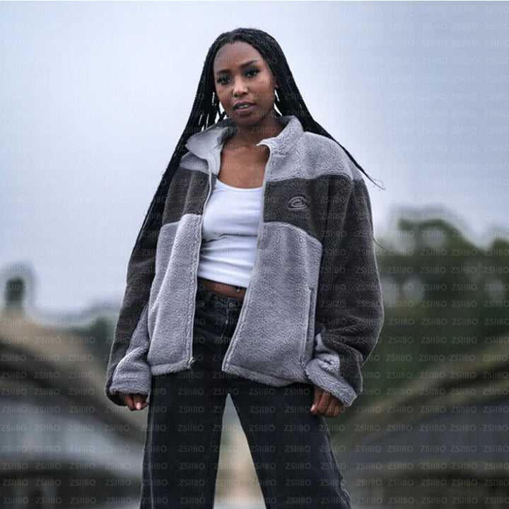 Veste en polaire femme à coupe moderne et col montant Levoire