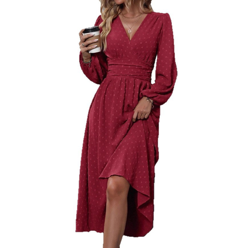 Robe maxi pour femmes avec un look enveloppant élégant Levoire