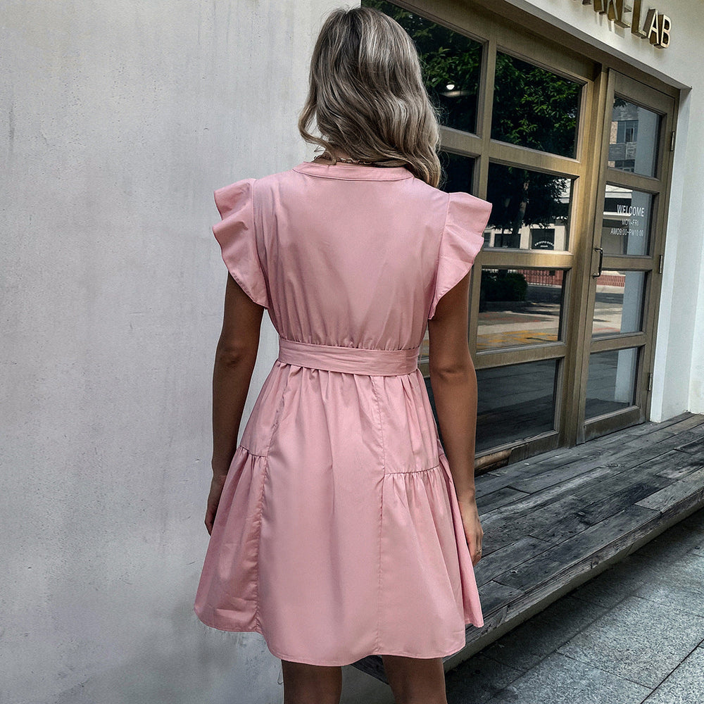 Levoire | Chemise à cape à jupe volantée élégante