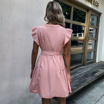 Levoire | Chemise à cape à jupe volantée élégante