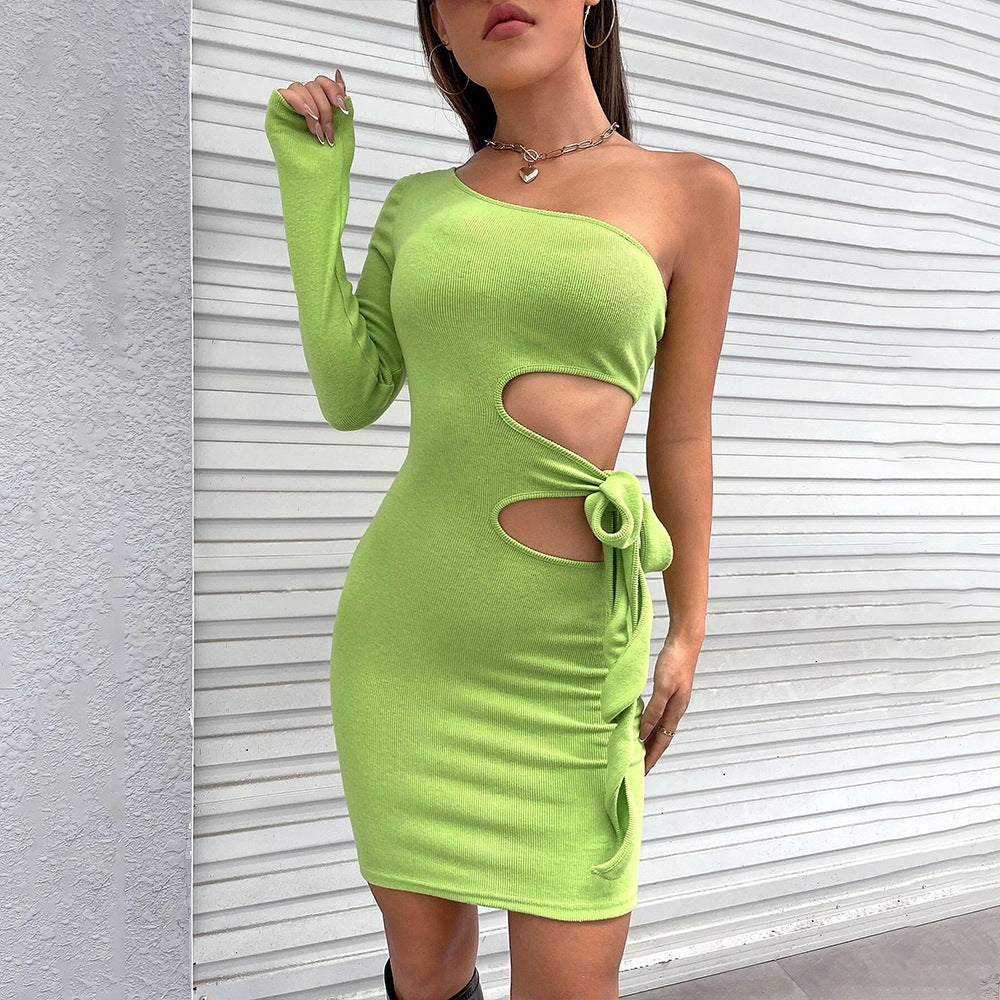 Levoire | Robe longue sans manches jupe courte robe Vert