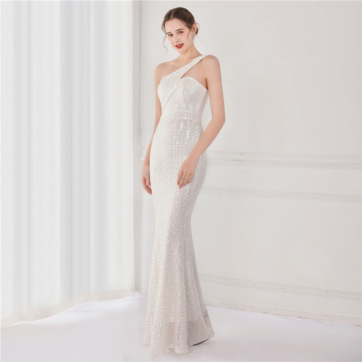 Levoire | Robe de soirée décontractée et élégante Blanc