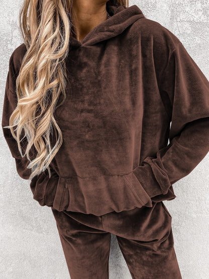 Levoire | Sweatshirt Sport Pantalons Longs Ensemble Deux-pièces Braun