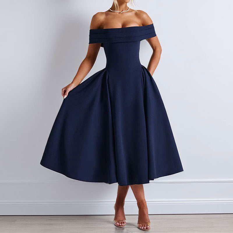 Robe de soirée léopard pour femme Levoire
