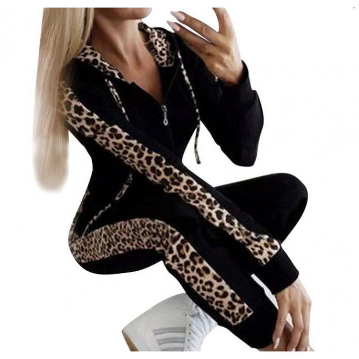 Ensemble de survêtement pour femmes dans un motif léopard tendance Levoire