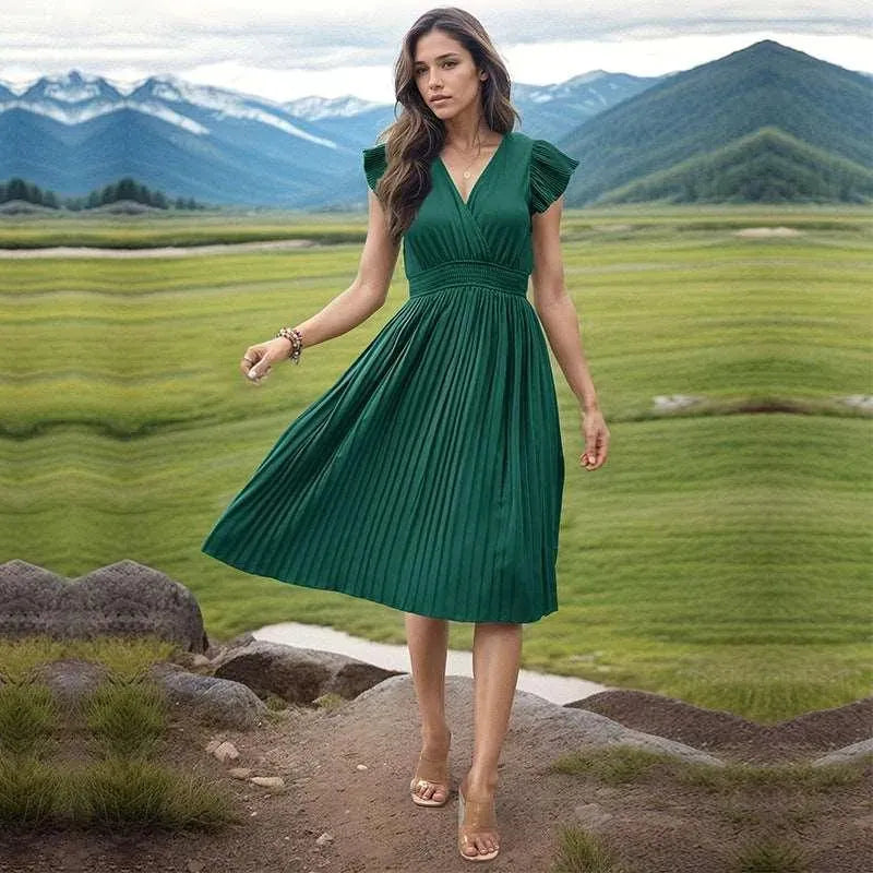 Levoire | Robe décontractée femme avec décolleté en V