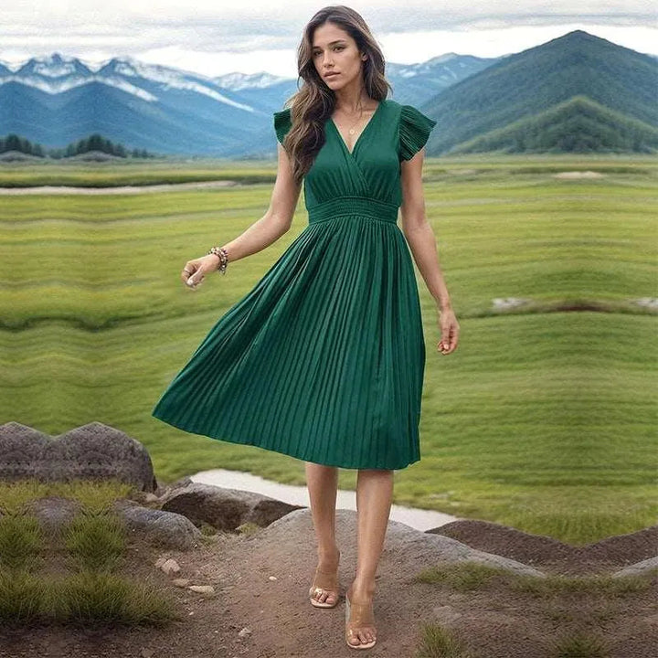Levoire | Robe décontractée femme avec décolleté en V