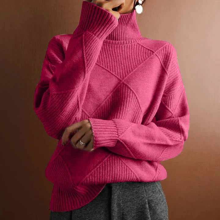 Levoire | Pull En Tricot Décontracté Et Simple Rosa
