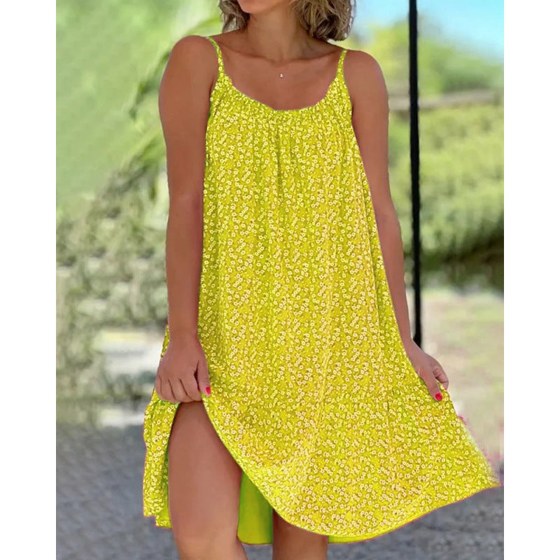 Levoire | Élégant, spacieux, jupe en fleur Jaune