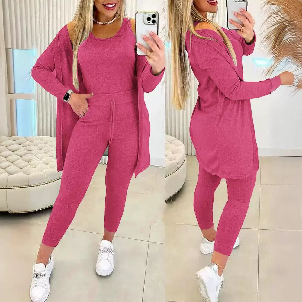 Levoire | Ensemble Confort Chic Rose foncé