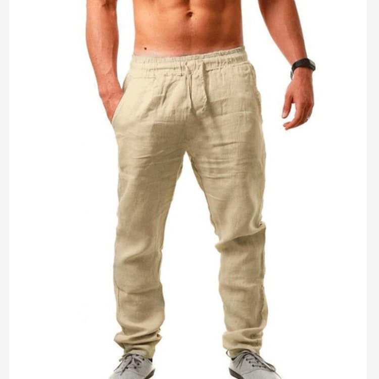 Levoire | Pantalon En Lin Stylé Beige