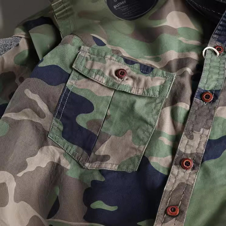 Levoire | Veste Rétro Camouflage Pour Hommes