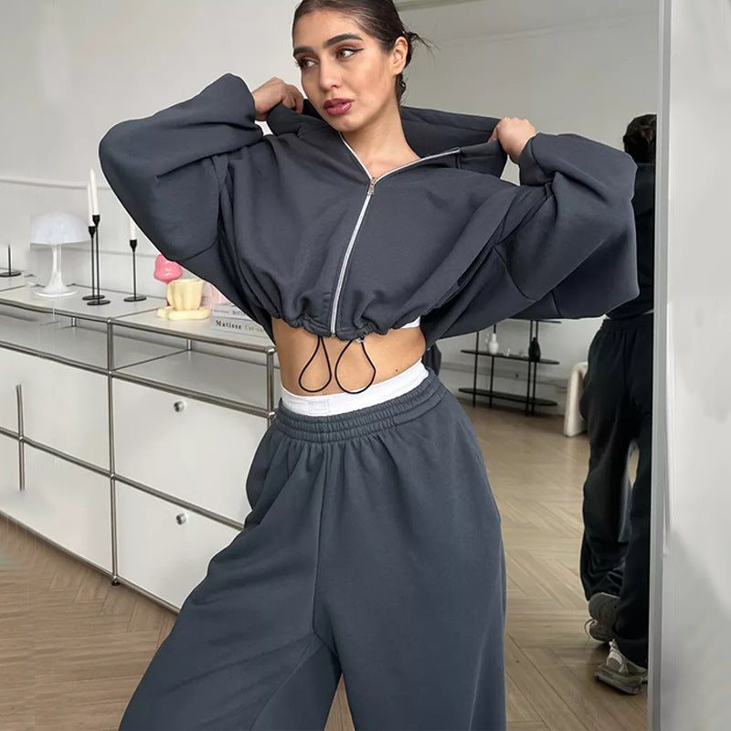 Levoire | T-shirt à capuche confortable Pantalons élastiques Ensemble