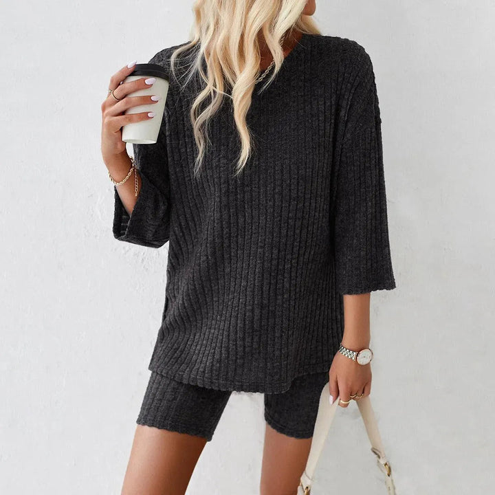 Levoire | shorts décontractés avec un emballage en tricot