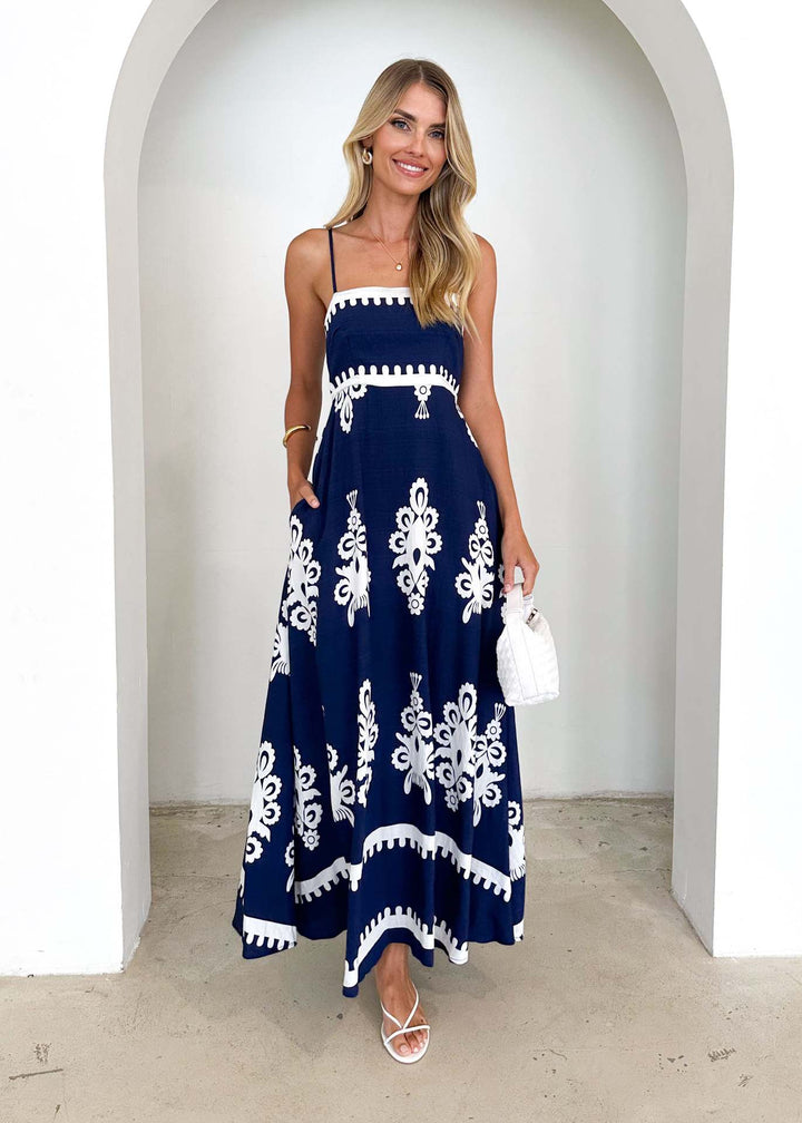Robe d'été pour femme avec broderie élégante Levoire