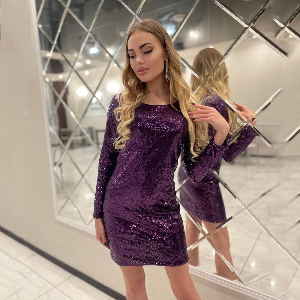 Levoire | Robe élégante à la taille accentuée pour la nuit Rouge foncé
