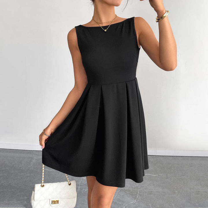 Robe ajustée pour femmes avec jupe évasée et décolleté élégant Levoire