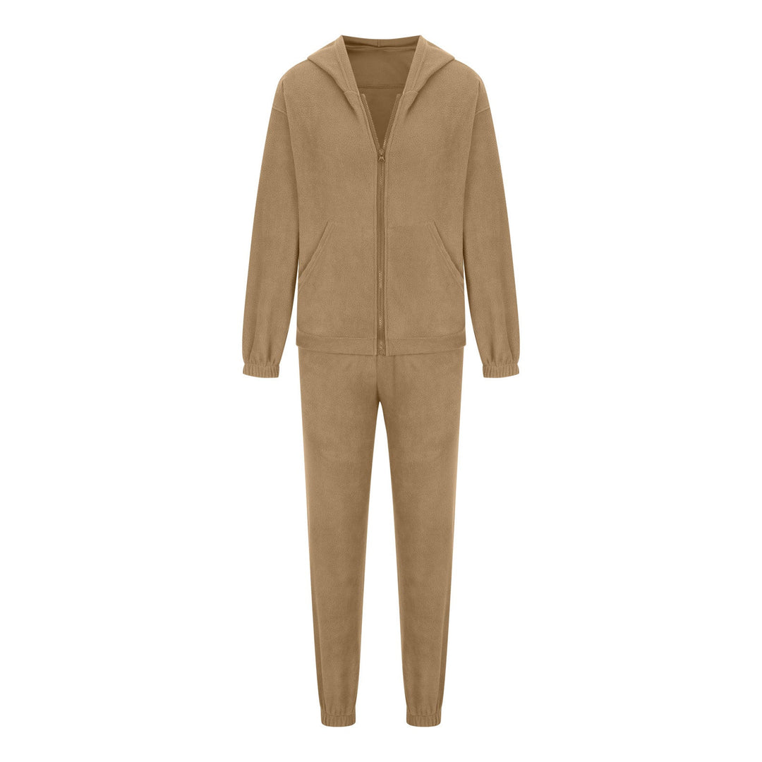 Levoire | Mode Sport Loisir Ensemble de Sweat à Capuche Beige