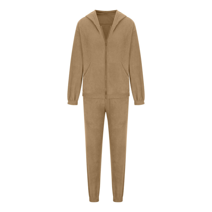 Levoire | Mode Sport Loisir Ensemble de Sweat à Capuche Beige