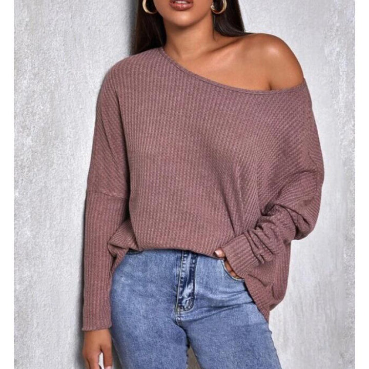 Pull en tricot surdimensionné pour femmes Levoire