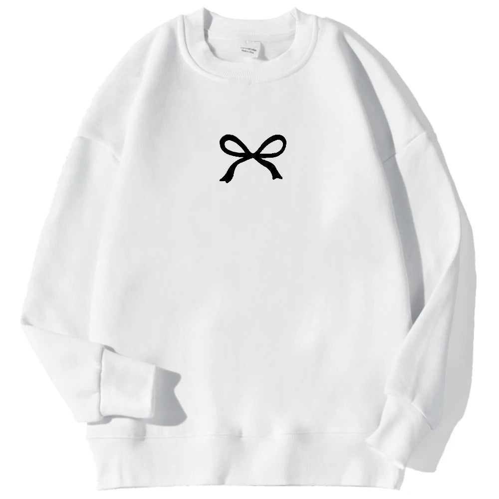 Sweat à capuche confortable pour femmes avec motif de nœud à la mode Levoire