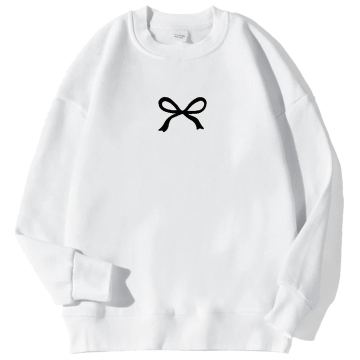 Sweat à capuche confortable pour femmes avec motif de nœud à la mode Levoire
