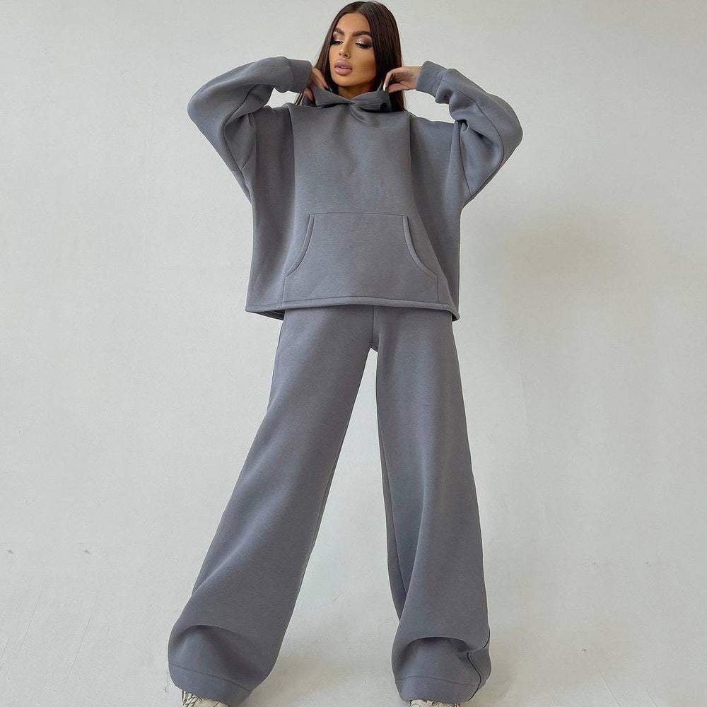 Levoire | T-shirt à capuche confortable avec poches Ensemble deux pièces