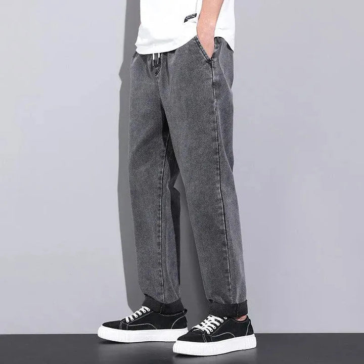 Levoire | Jeans pour hommes à jambes larges pour l'été Vastus 030 Gris