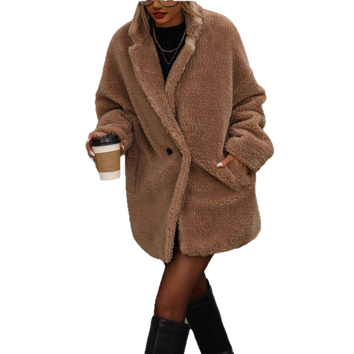 Veste douillette pour femmes en matériau teddy Levoire