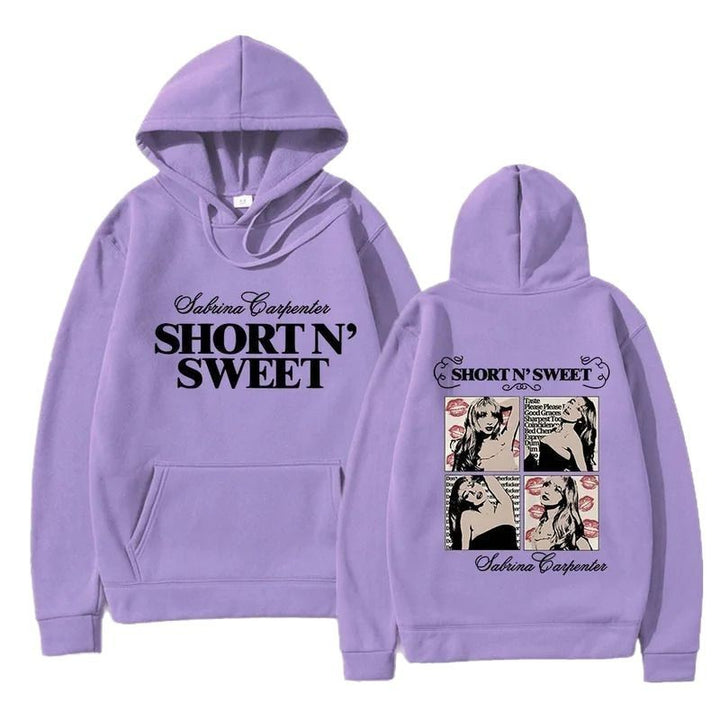 Sweat à capuche pour femmes avec design de bande dessinée créatif et coupe décontractée Levoire