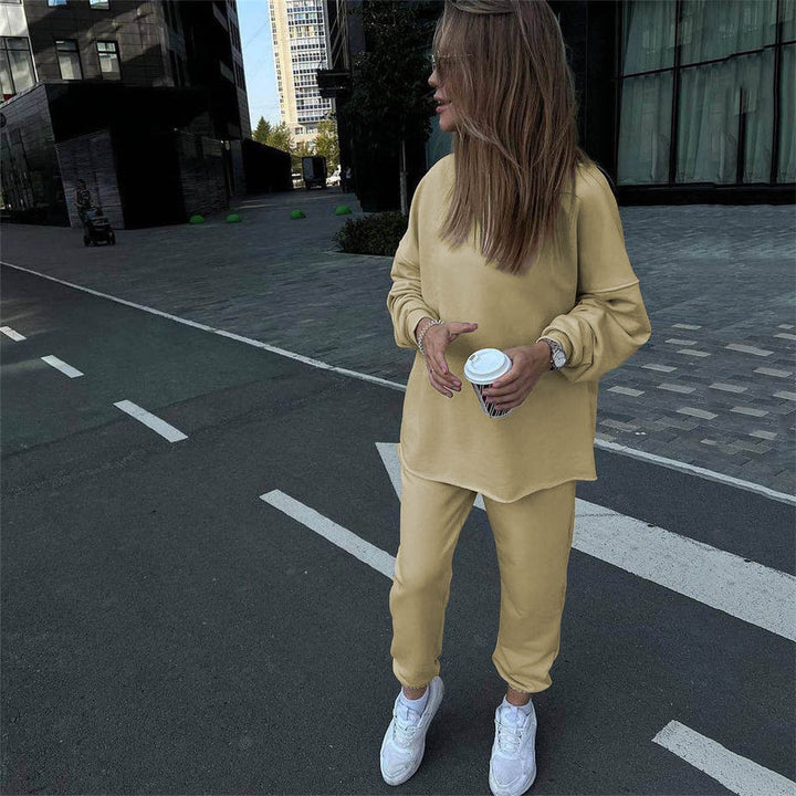 Levoire | Ensemble de Pantalon Élastique à la Mode en Deux Pièces