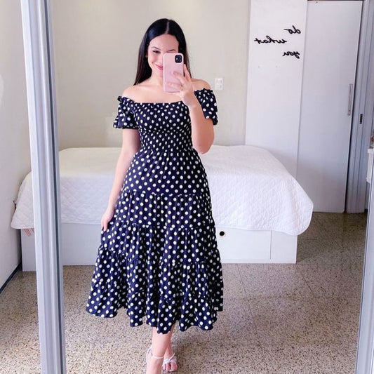 Levoire | Élégant Robe Jupe Grande À Une Épaule