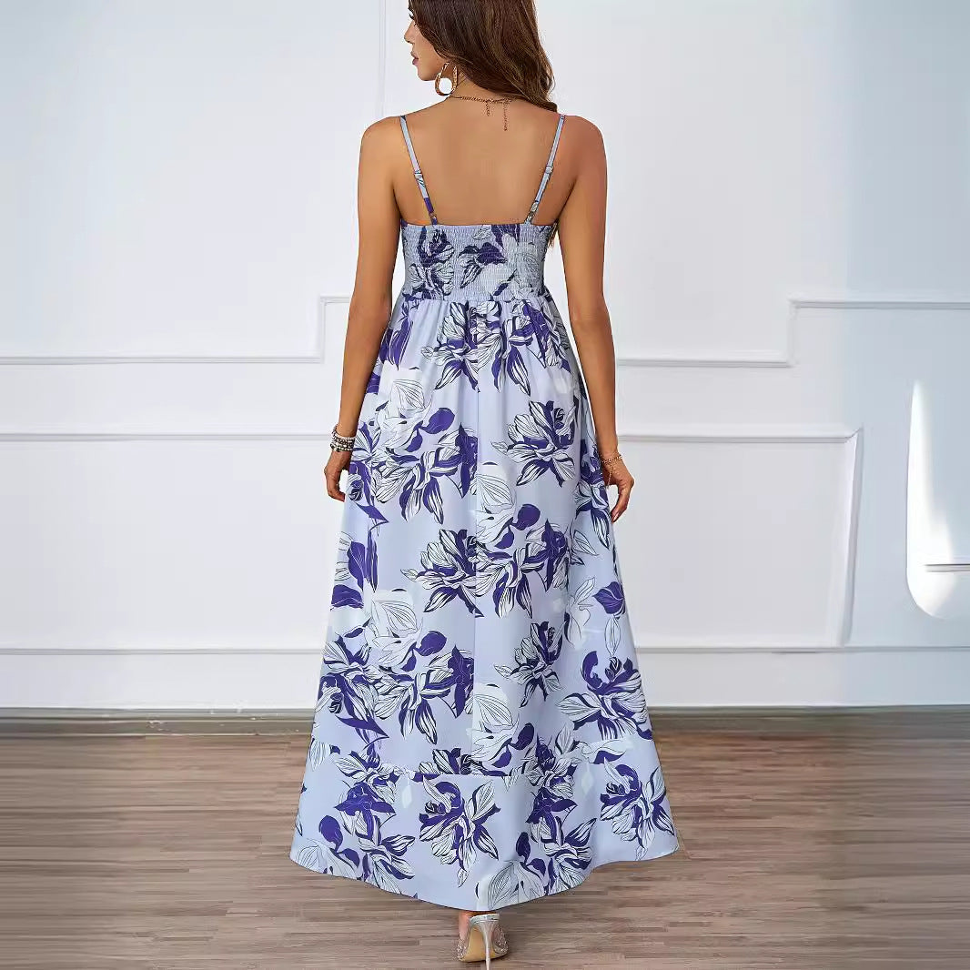 Robe maxi femme avec motif graphique Levoire
